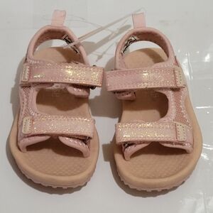 OshKosh B’gosh Girl's Machine Washable Sandals Toddler - Pink Glitter